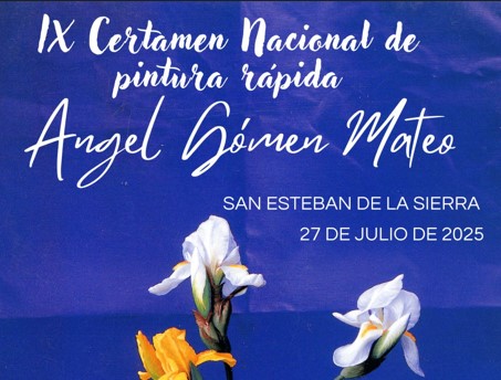 CARTEL Y BASES DEL CERTAMEN DE PINTURA RÁPIDA «ÁNGEL GÓMEZ MATEO»